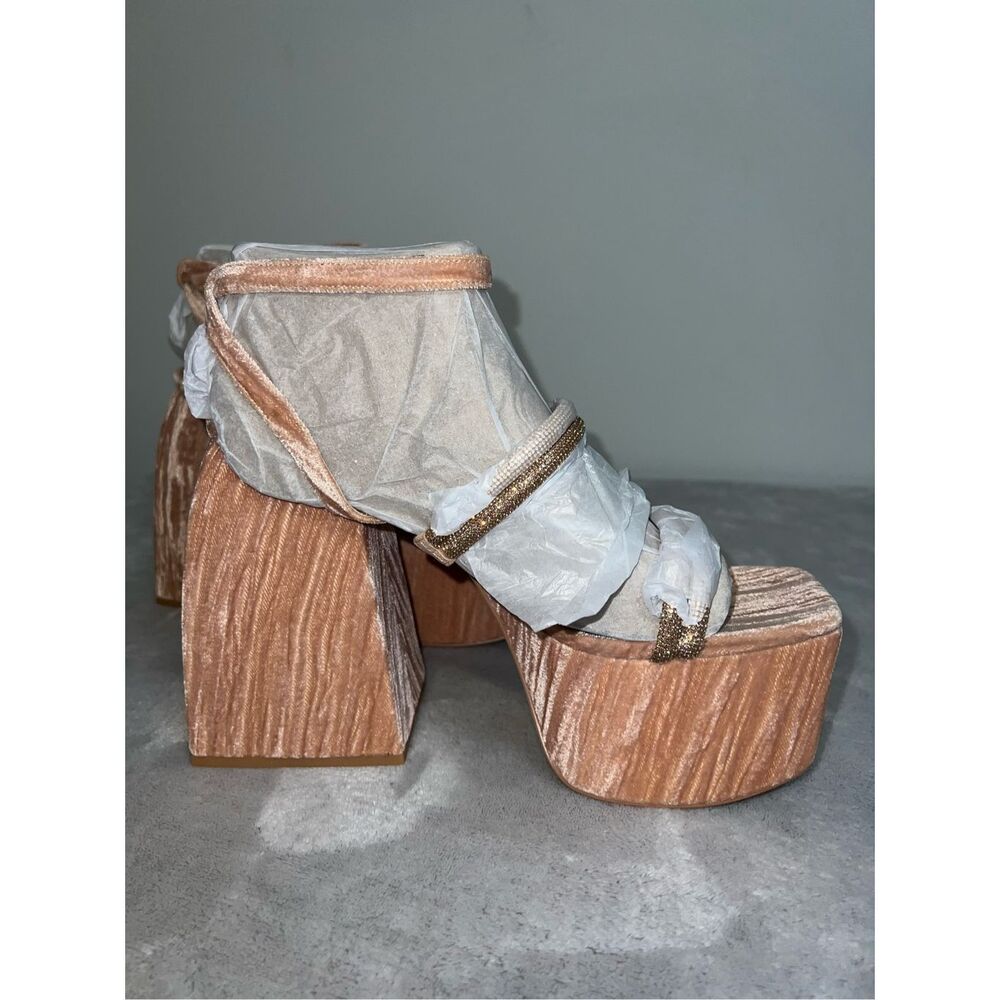 NEW Mila Jewel Ankle Strap Platform Sandal Sam Edelman 9.5 - Picture 3 of 8